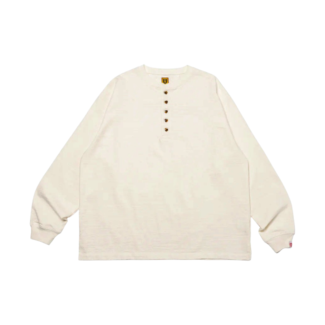 Human made OVERSIZED HENLEY NECK Men's Waffle Henley Neck