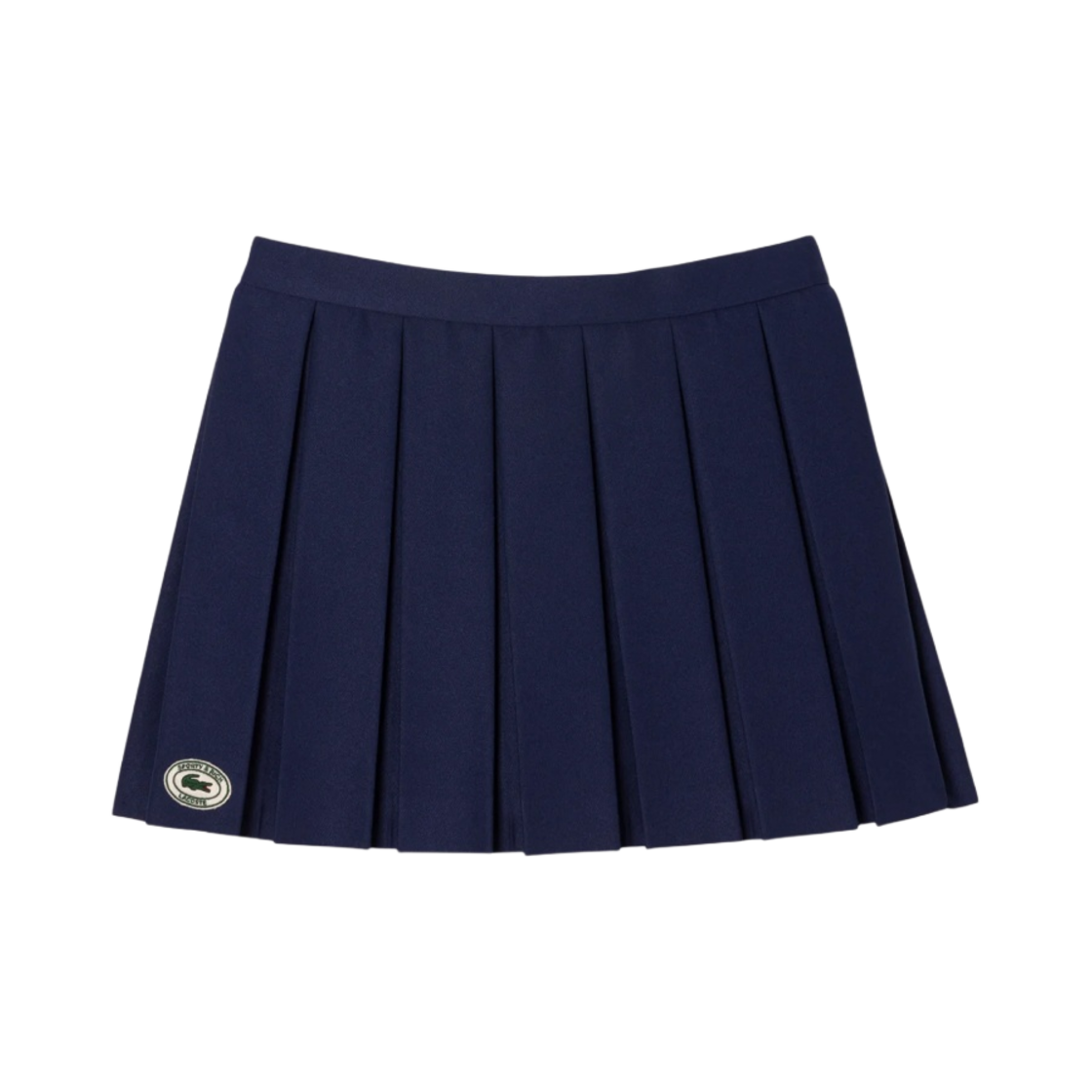 (W) 라코스테 x 스포티 앤 리치 테니스 플리츠 스커트 마린((W) Lacoste x Sporty & Rich Tennis Pleated Skirt Marin) - 1