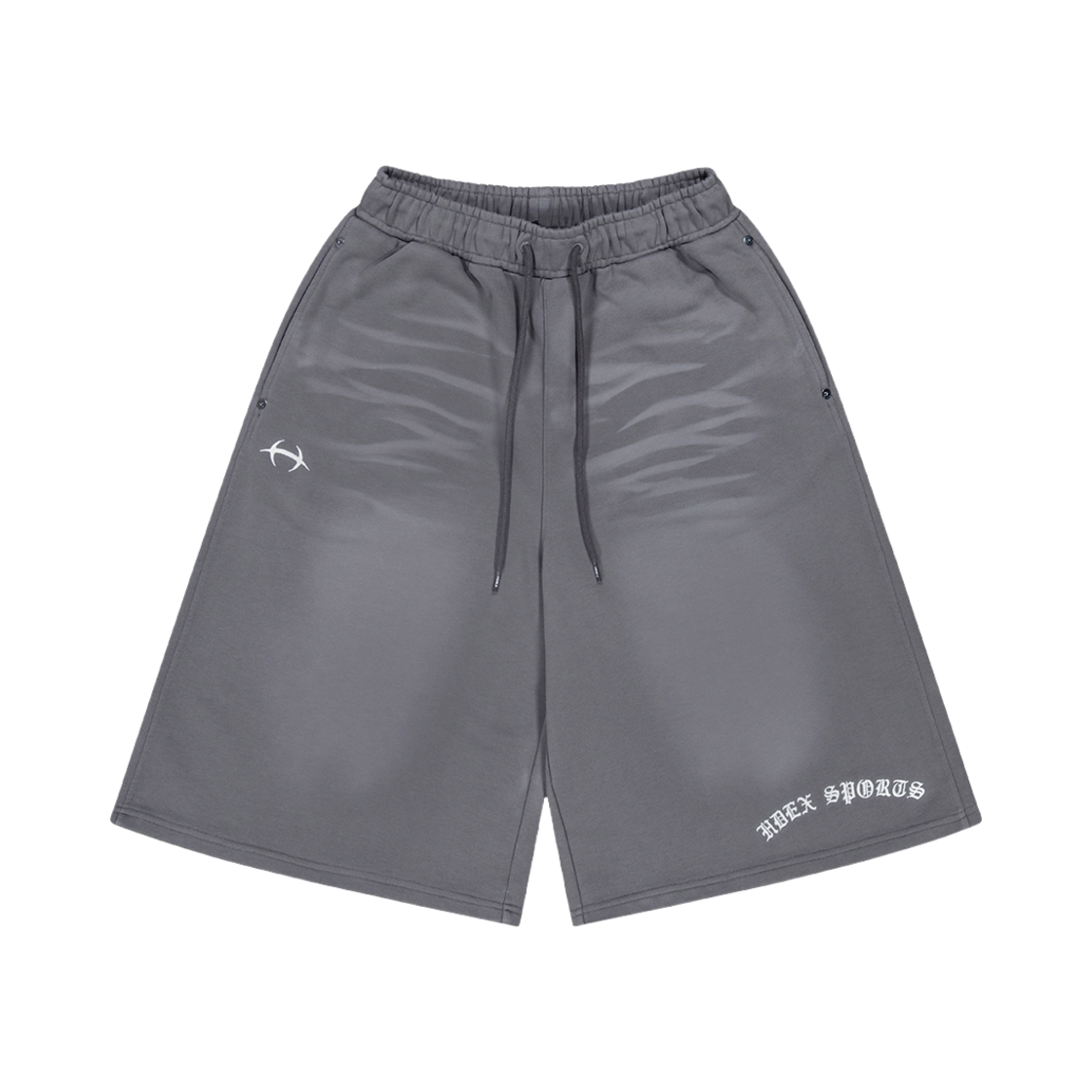 에이치덱스 브러시 워시드 버뮤다 쇼츠 차콜