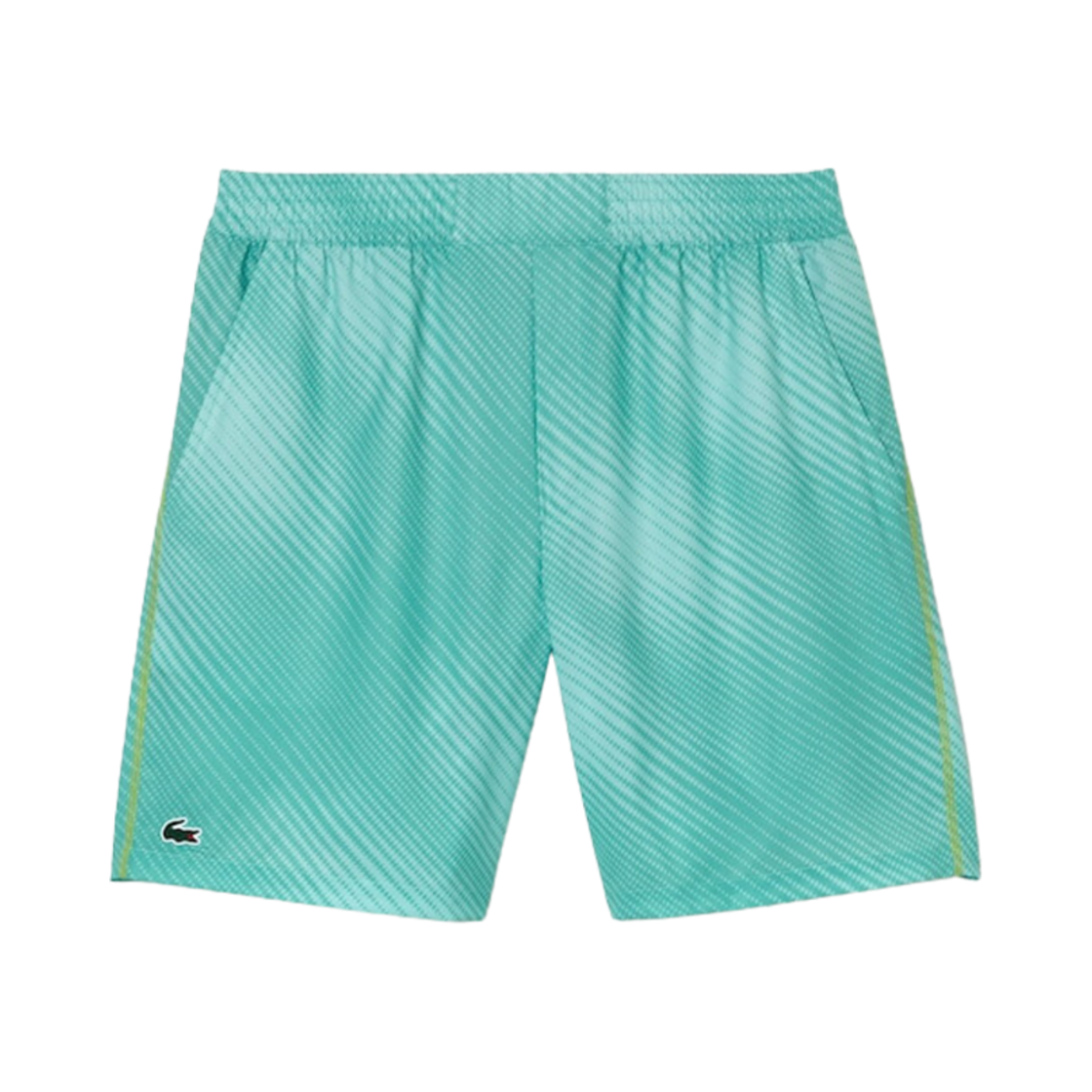 라코스테 그라데이션 테니스 쇼츠 라이트 그린 그린 옐로우(Lacoste Gradation Tennis Shorts Light Green Green Yellow) - 1