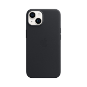 Apple iPhone 14 Leather Case with MagSafe Midnight