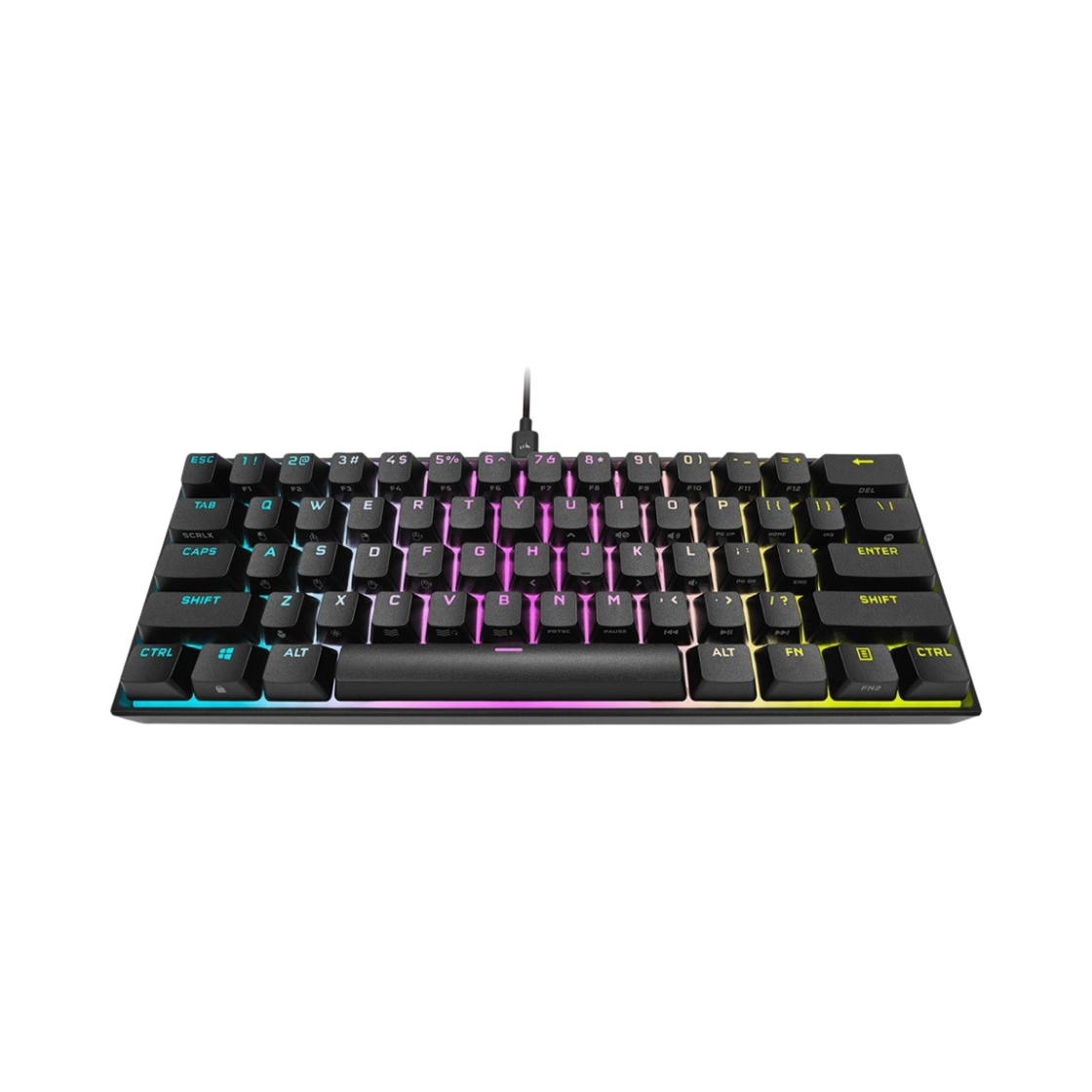 커세어 K65 RGB 미니 사일런트 블랙 국문 자판 (국내 정식 발매 제품)(Corsair K65 RGB Mini Silent Black Korean Layout (Korean Ver.)) - 1