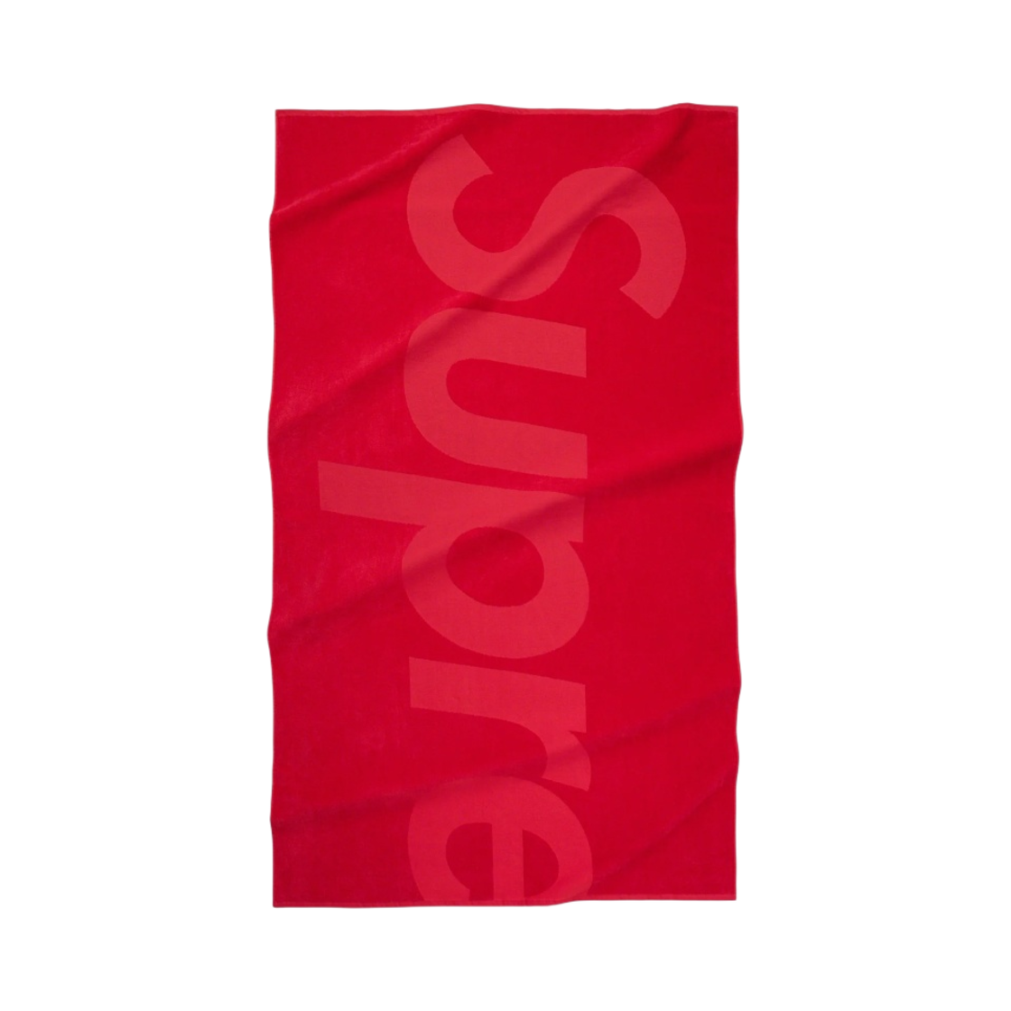 슈프림 토날 로고 타월 레드 - 23SS(Supreme Tonal Logo Towel Red - 23SS)