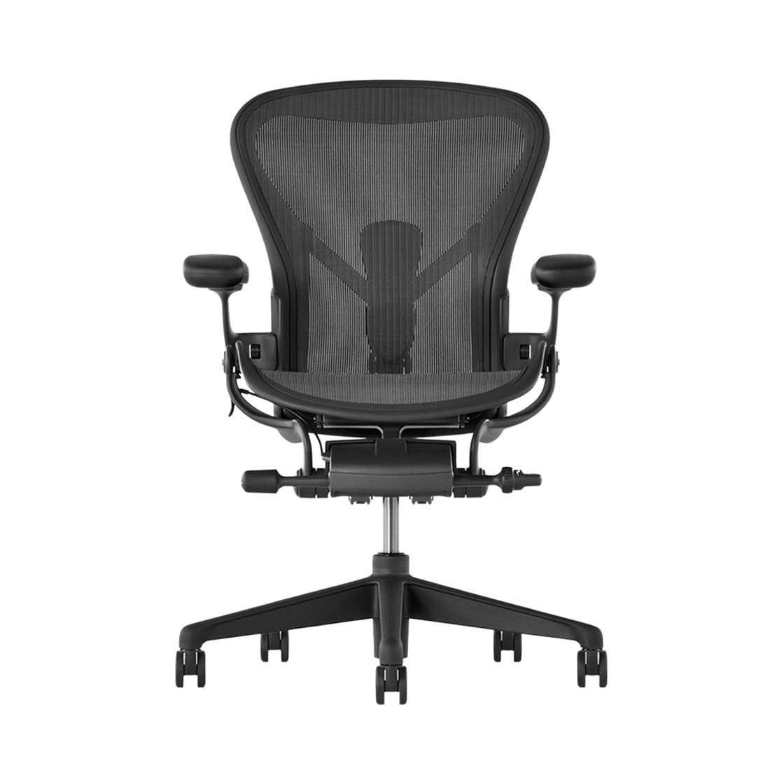 허먼 밀러 뉴 에어론 체어 풀 옵션 그라파이트(Herman Miller New Aeron Chair Full Option Graphite)