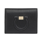 Ferragamo Gancini Small Wallet Black