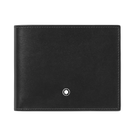198308 Montblanc Meisterstuck Wallet 6cc Black