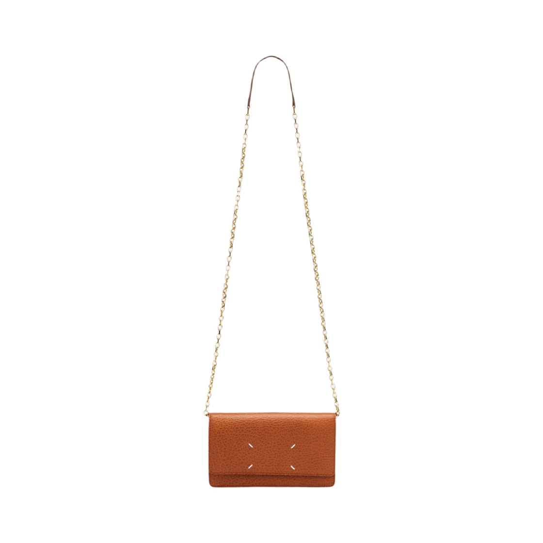 메종 마르지엘라 포 스티치 체인 플랩 지갑 브라운(Maison Margiela Four Stitches Chain Flap Wallet Brown) - 2