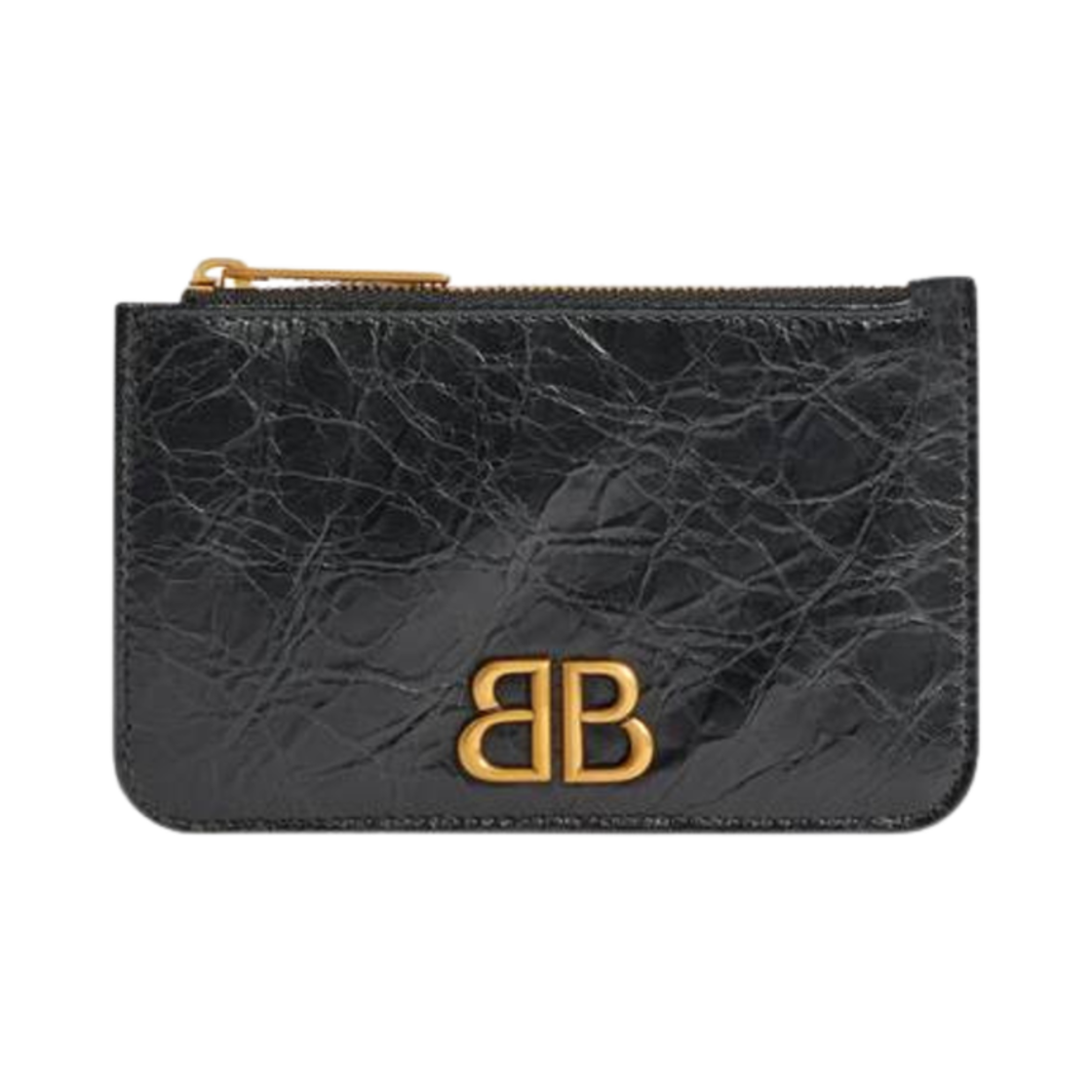 Balenciaga Monaco Long Coin And Card Holder Black