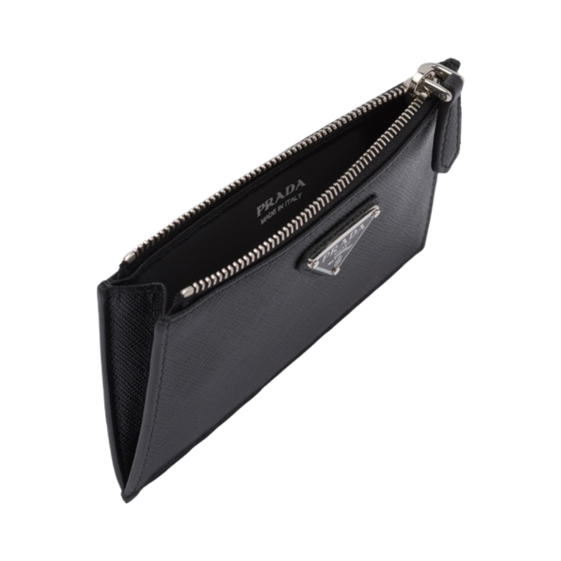 프라다 사피아노 레더 카드 홀더 블랙(Prada Saffiano Leather Card Holder Black) - 2
