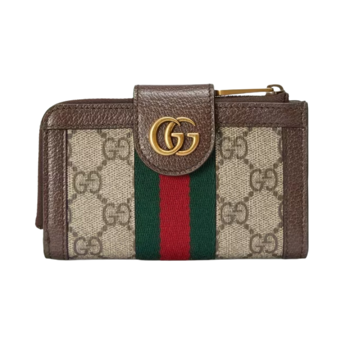구찌 오피디아 카드 케이스 베이지 에보니(Gucci Ophidia Card Case Beige Ebony) - 1