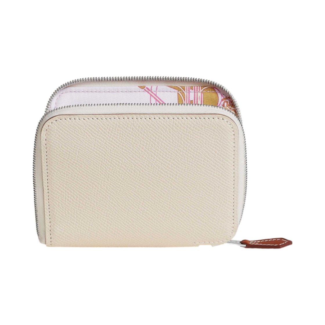 에르메스 실크인 컴팩트 지갑 앱송 바레니아 & 팔라듐 하드웨어 크레 모브 빨 카다멈(Hermes Silk'In Compact Wallet Epsom Barenia & Palladium Craie Mauve Pale Cardamom) - 1