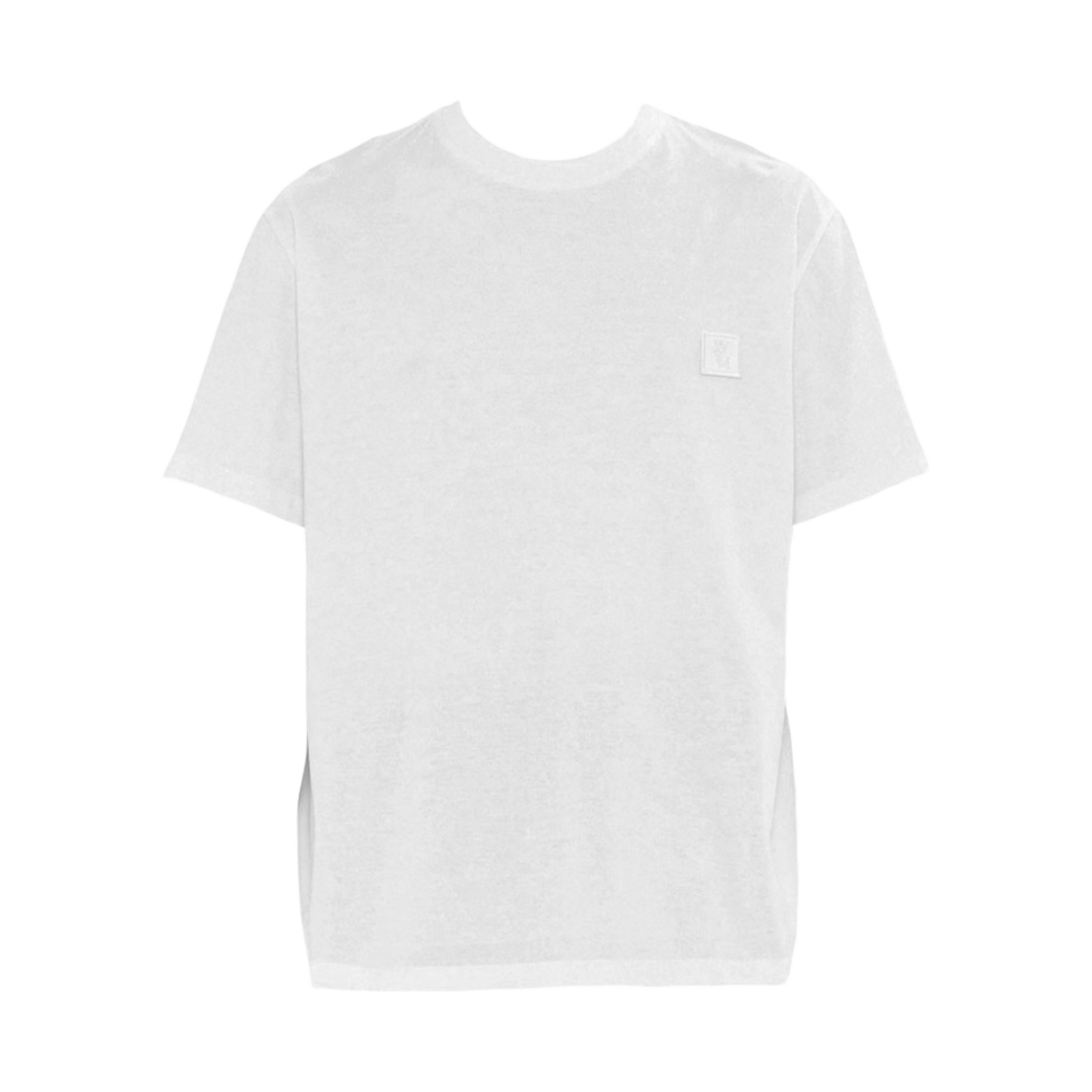 우영미 코튼 피라미드 백로고 티셔츠 화이트 - 23SS(Wooyoungmi Cotton Pyramid Back Logo T-Shirt White - 23SS) - 1