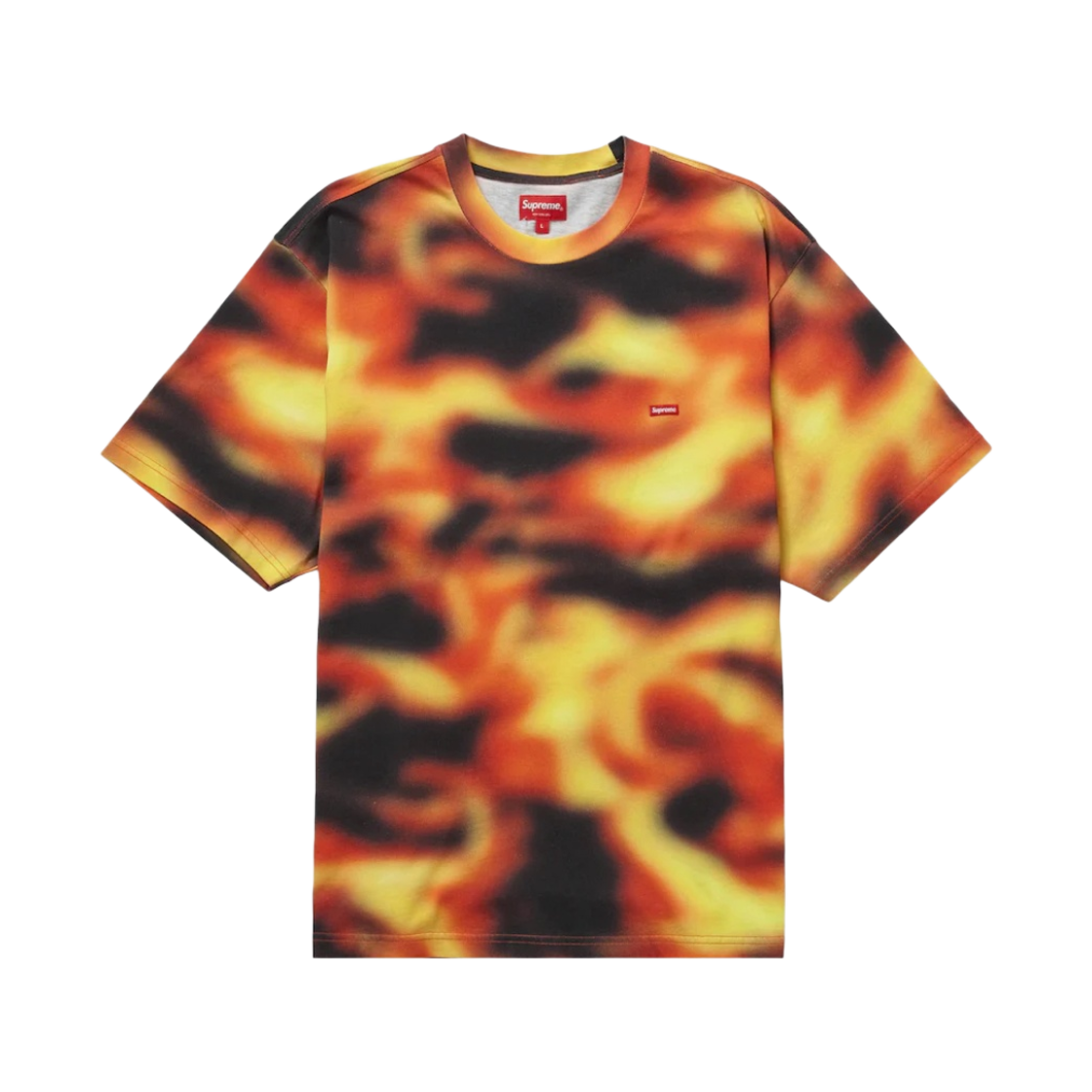 슈프림 스몰 박스 티셔츠 플레임 - 23SS(Supreme Small Box T-Shirt Flames - 23SS) - 1