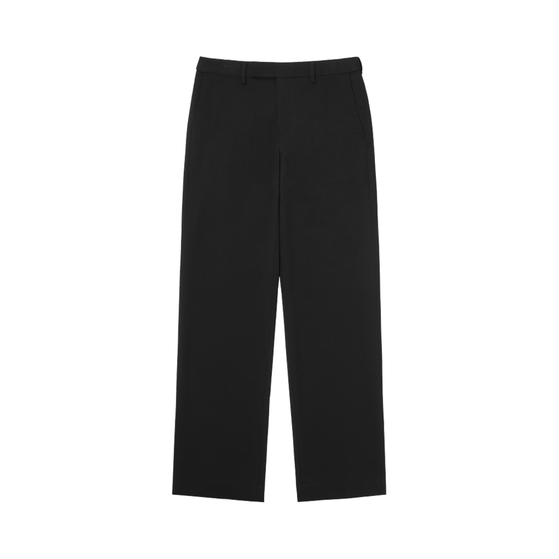 무신사 스탠다드 쿨탠다드 세미 와이드 히든 밴딩 슬랙스 블랙(Musinsa Standard Cooltandard Semi-Wide Hidden Banding Slacks Black)