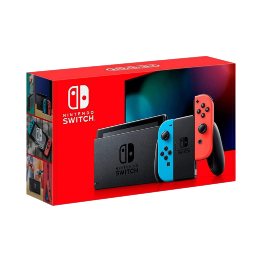 HAD-S-KAVAA-KOR NE Nintendo Switch Neon Blue Neon Red With Improved Battery Life