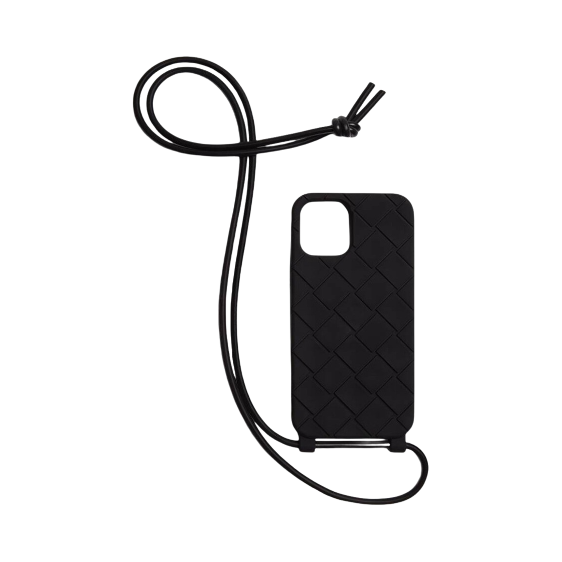보테가 베네타 아이폰 13 프로 케이스 온 스트랩 블랙(Bottega Veneta iPhone 13 Pro Case On Strap Black)