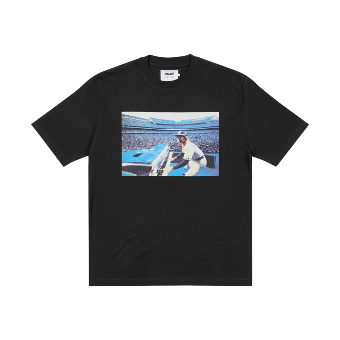 - Palace x Elton John P-iano T-Shirt Black - 22SS