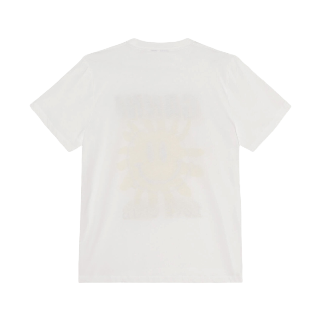 (W) 가니 러브 클럽 티셔츠 브라이트 화이트 옐로우((W) Ganni Love Club T-Shirt Bright White Yellow) - 2