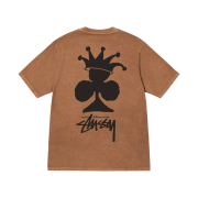 Stussy Club Crown Pigment Dyed T-Shirt Almond
