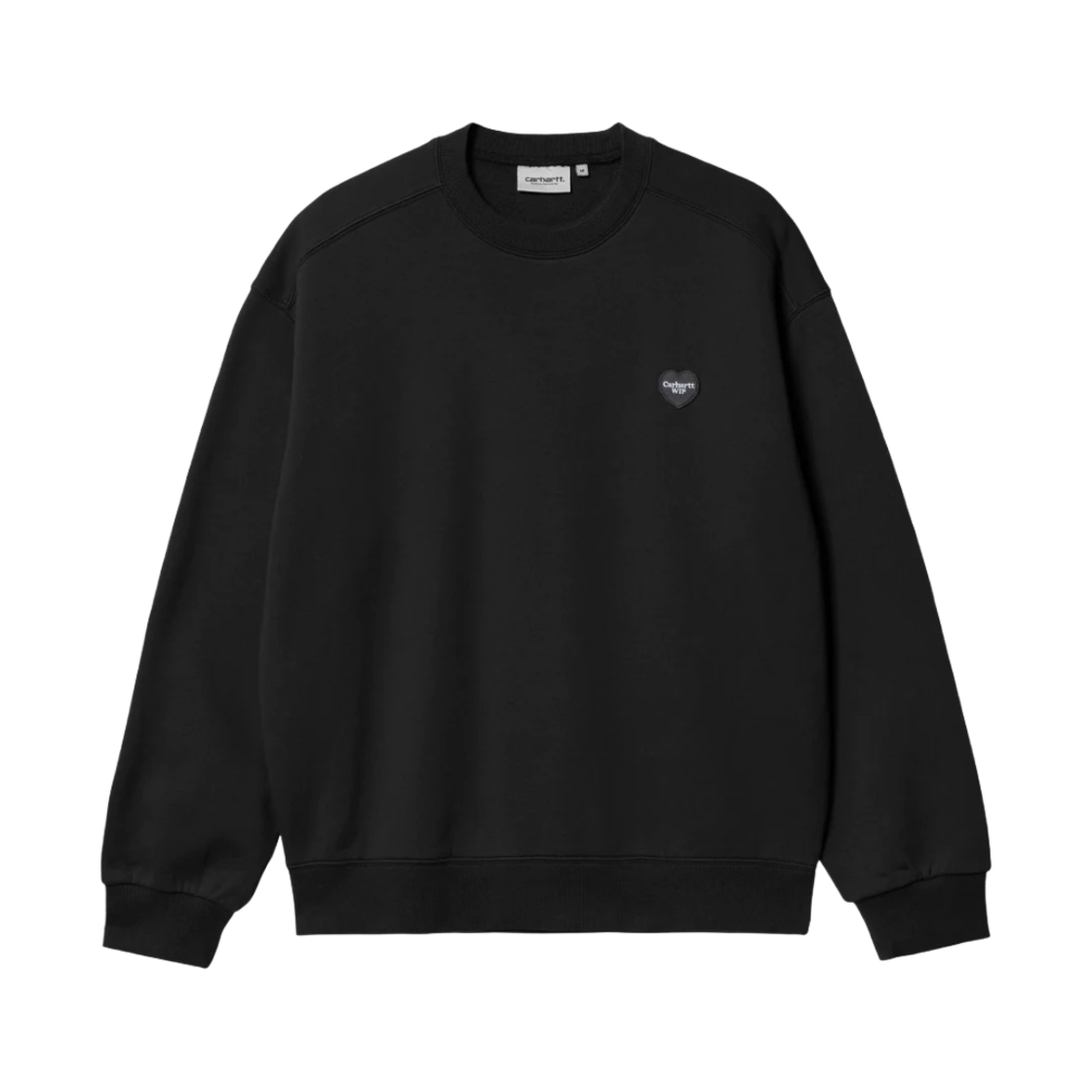 칼하트 WIP 하트 패치 스웨트셔츠 블랙(Carhartt WIP Heart Patch Sweatshirt Black)