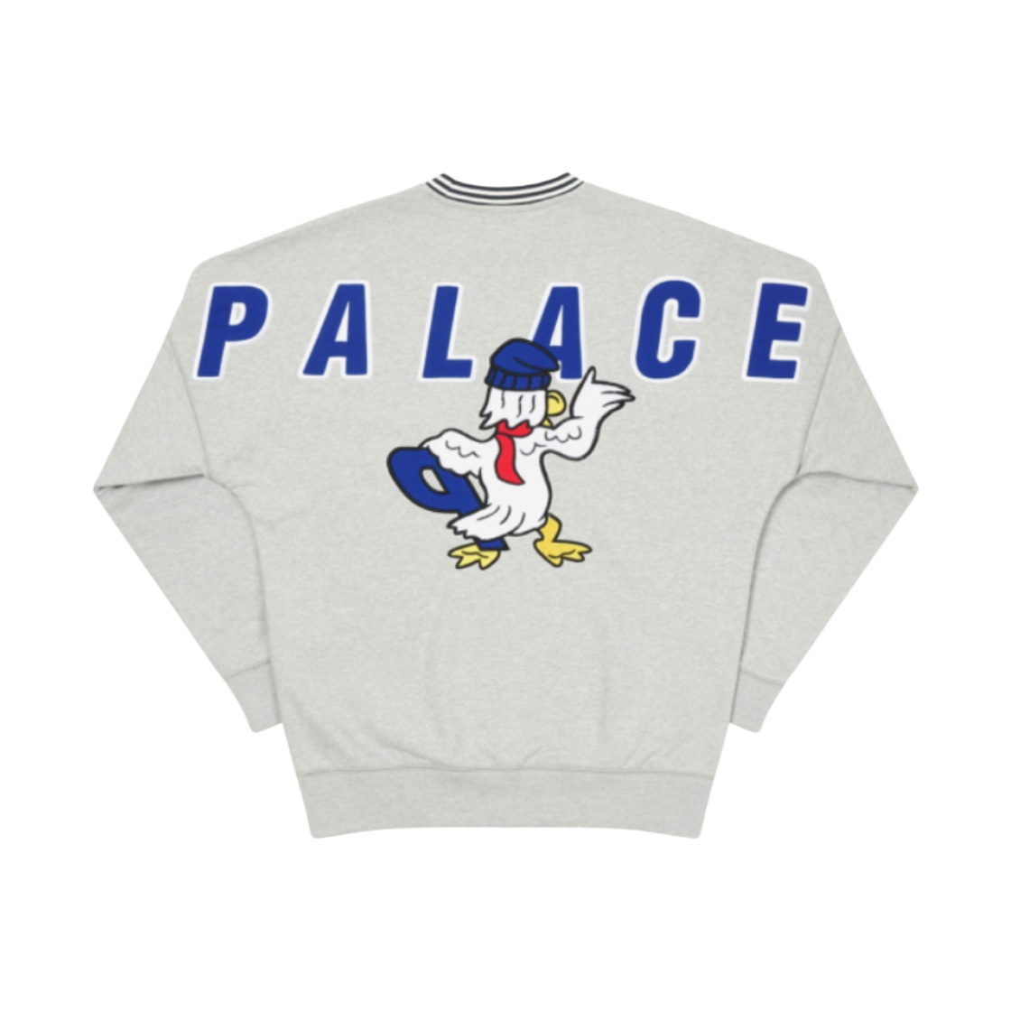 팔라스 칠리 덕 아웃 드롭 숄더 크루넥 그레이 말 - 20FW(Palace Chilly Duck Out Drop Shoulder Crew Grey Marl - 20FW) - 2