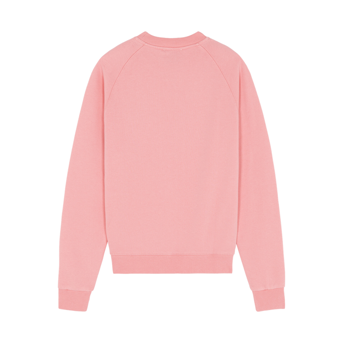 (W) 메종 키츠네 올리 핫 도그 패치 빈티지 스웨트셔츠 버블 검 핑크((W) Maison Kitsune Oly Hot Dog Patch Vintage Sweatshirt Bubble Gum Pink) - 2