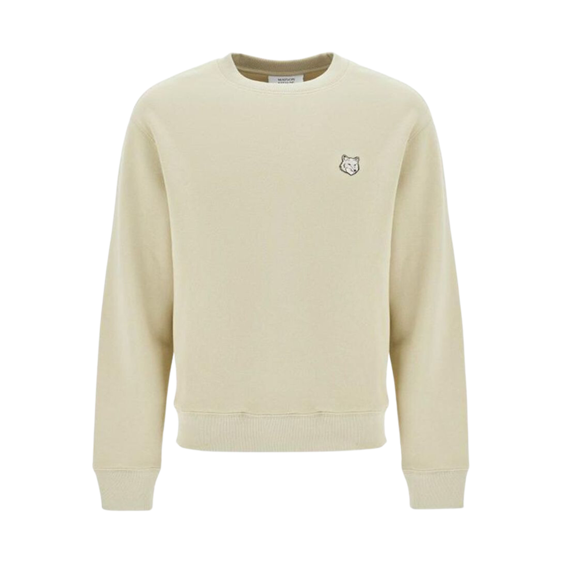 MM00316KM0307-P129 Maison Kitsune Bold Fox Head Patch Comfort Sweatshirt Ash Tree