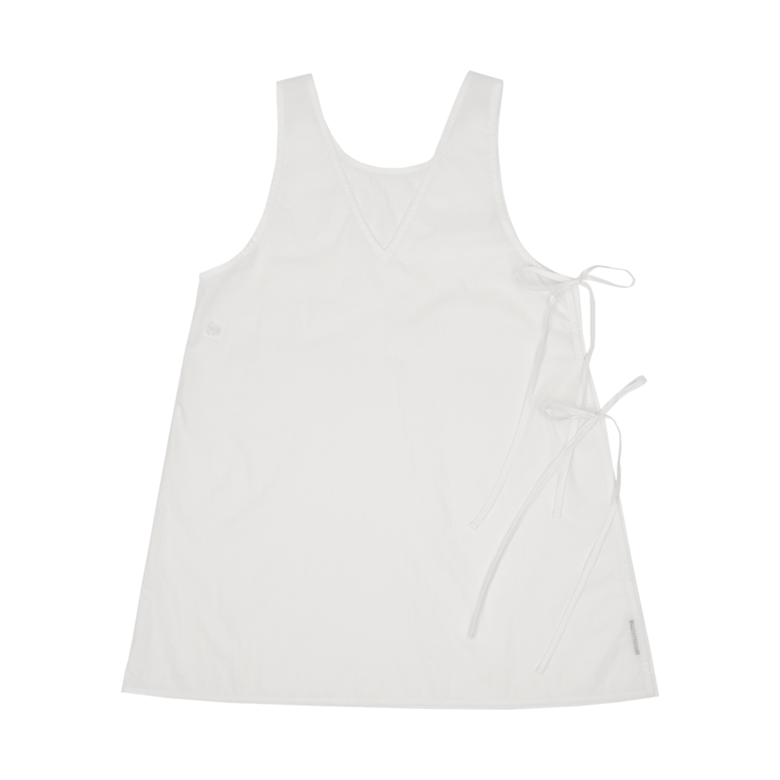 A-080 mmogarden W Two-Way Ribbon Tie Layered Ops White