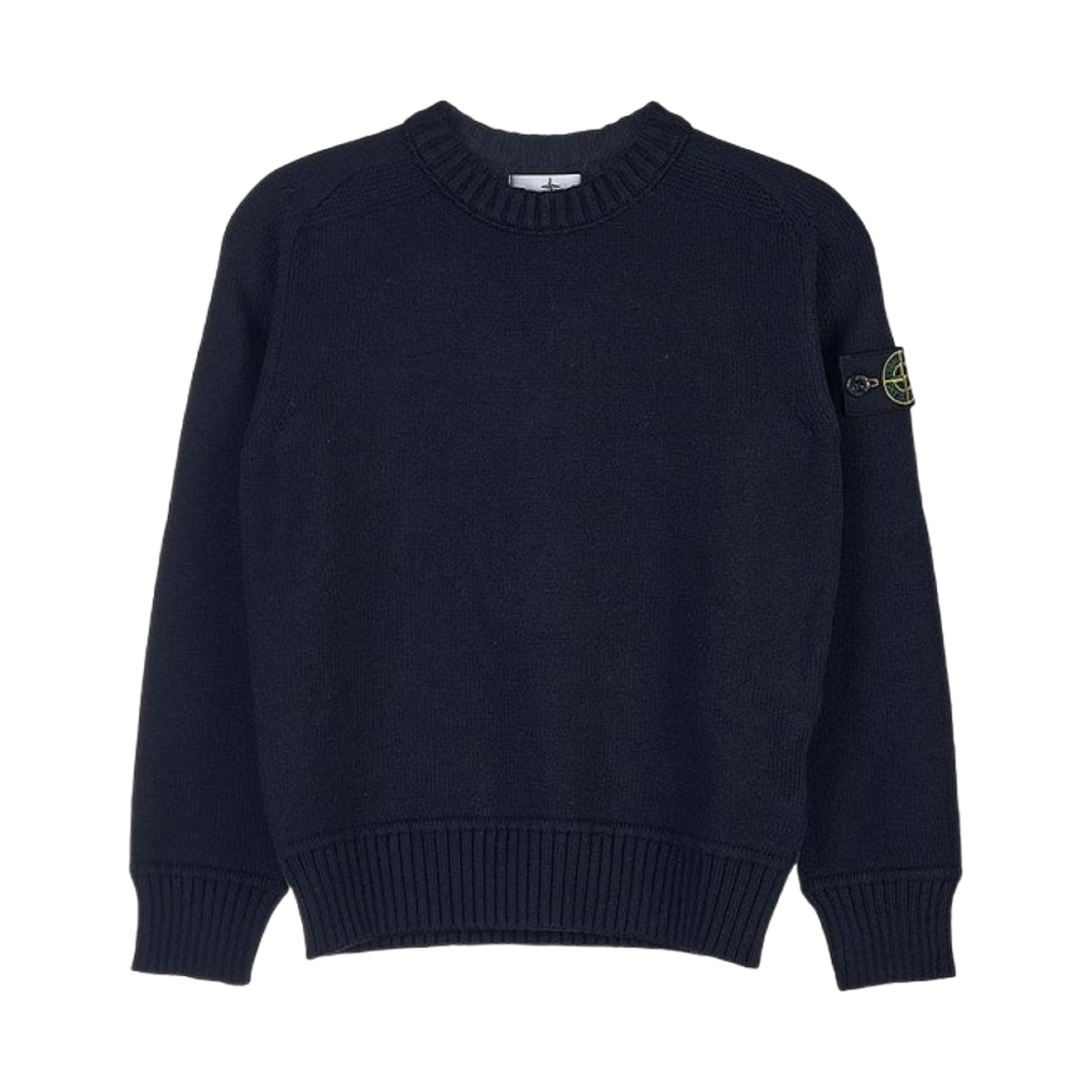 7716515A2-V0020 (Kids) Stone Island 515A2 Crewneck Knit Navy Blue - 22FW