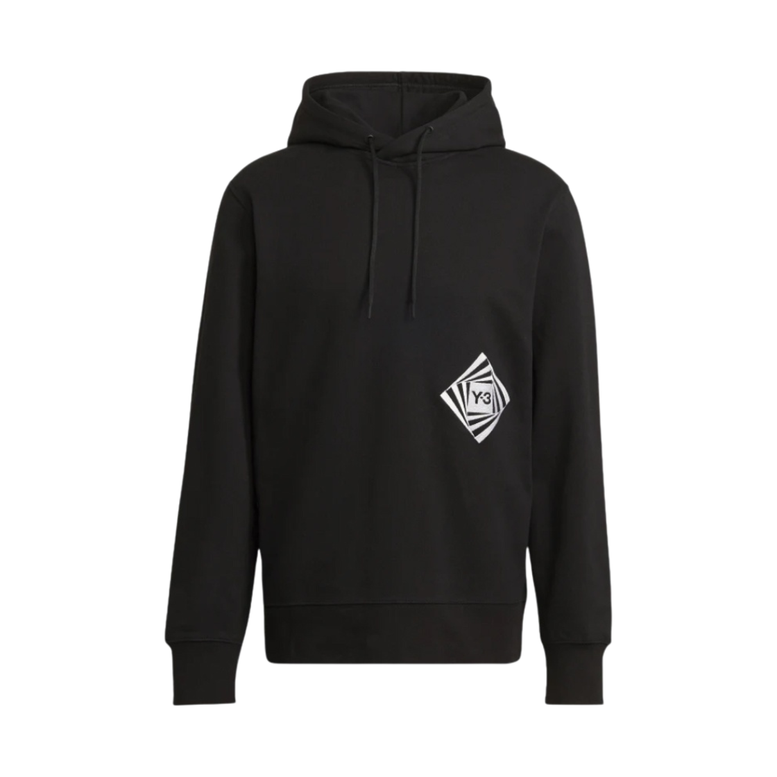 Y-3 옵티미스틱스 일루젼 후드 블랙(Y-3 Optimistics Illusions Hoodie Black) - 1