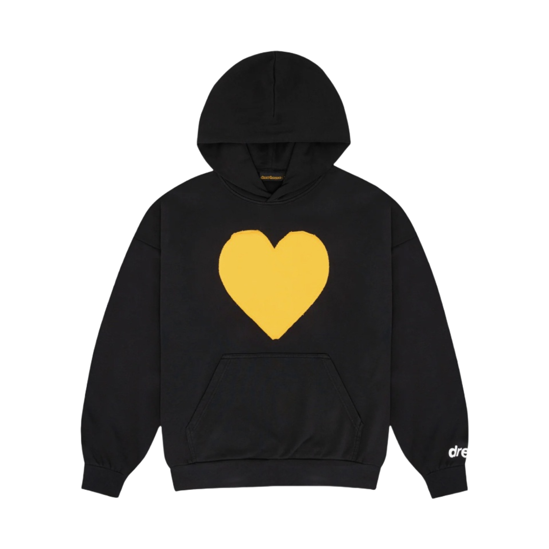 드류 하우스 러브 후드 블랙(Drew House Love Hoodie Black)