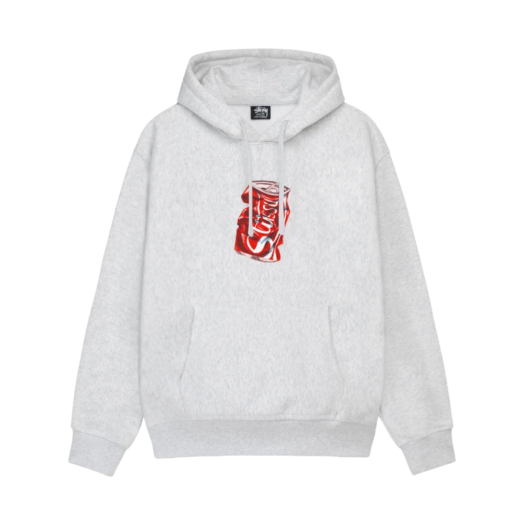 Stussy Soda Can Hoodie Ash Heather
