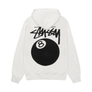 Stussy 8 Ball Hoodie Pigment Dyed Natural