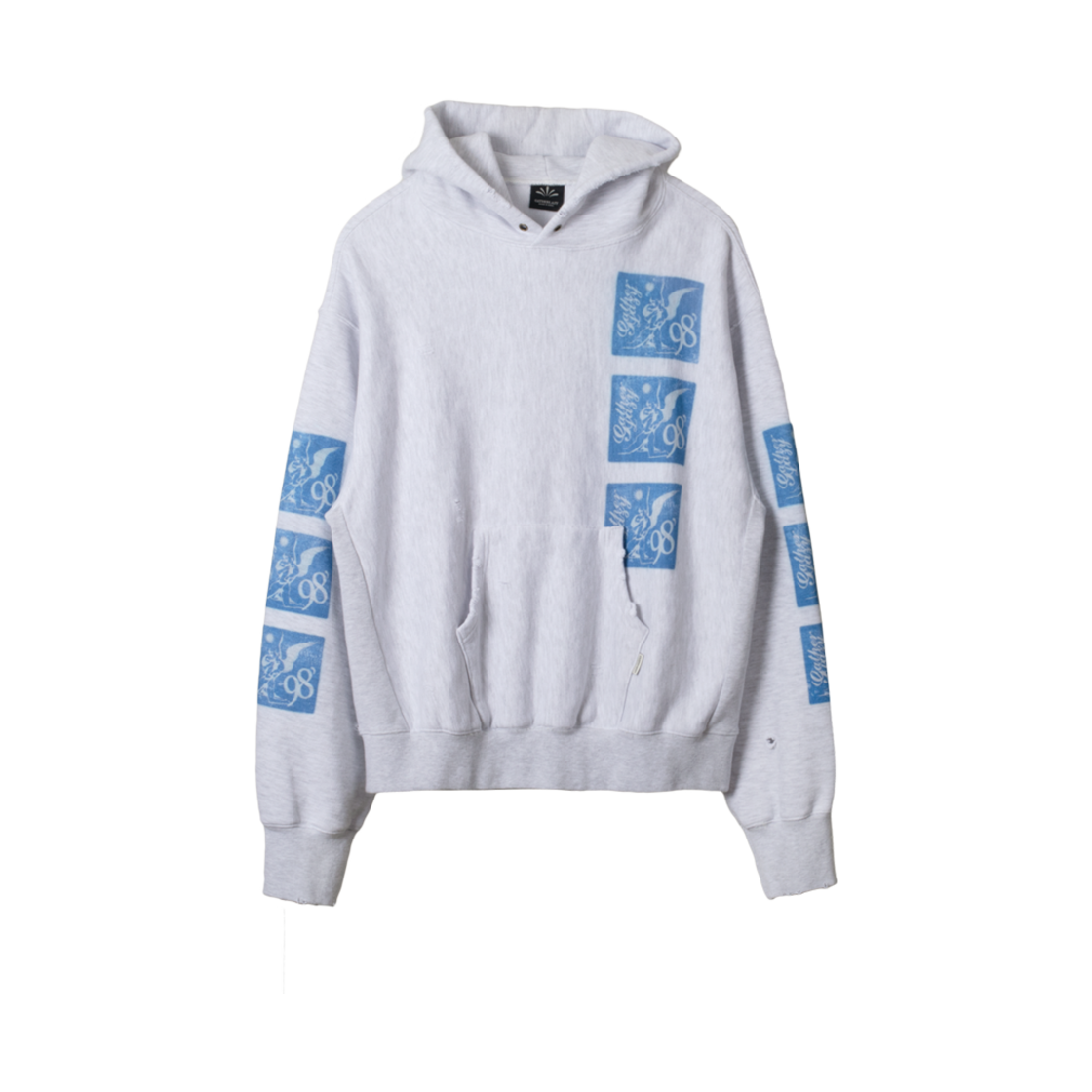 25EP04HD03ML Gatherlazy  98' Love Affair Hoodie Melange