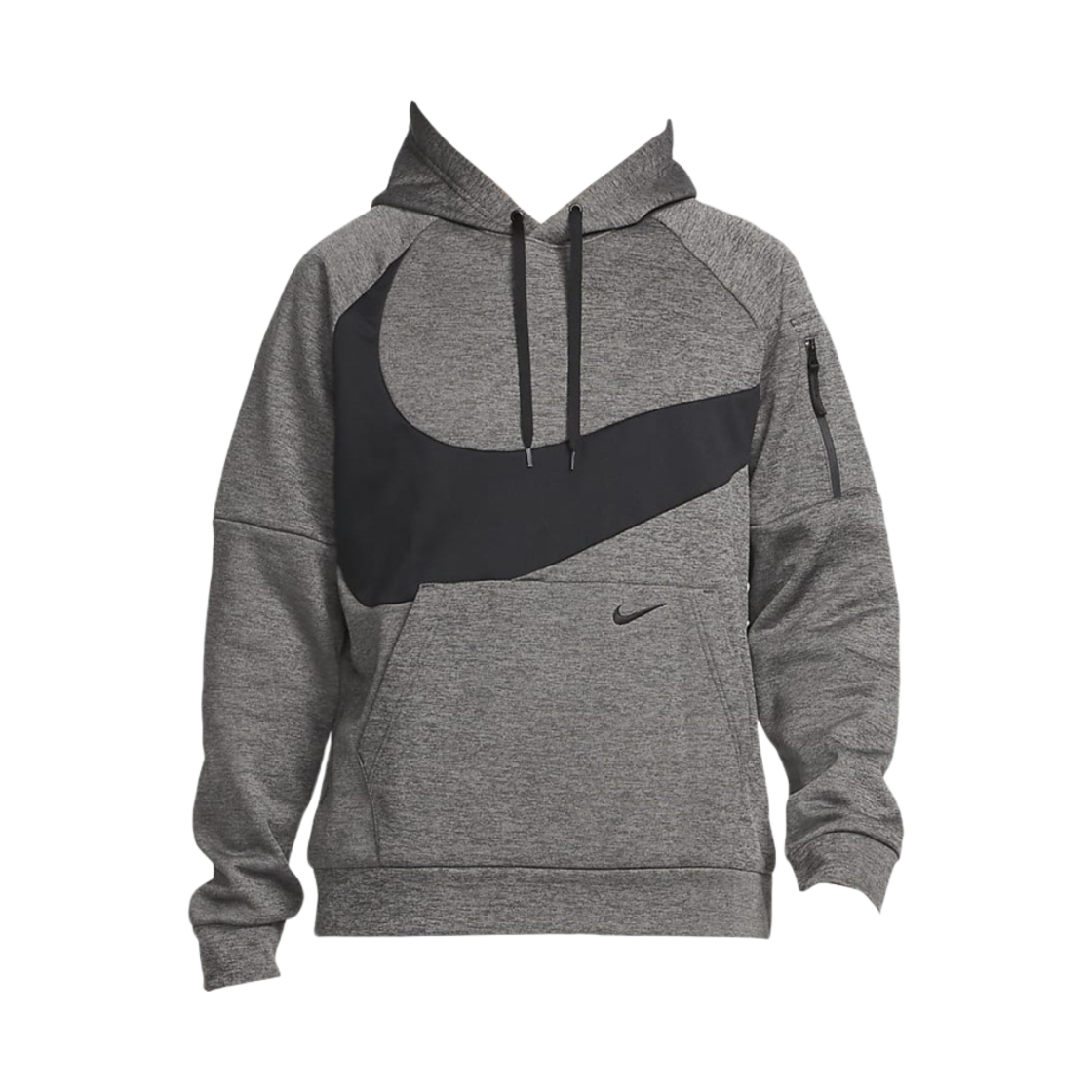 DQ5402-071 Nike Therma-Fit Pullover Fitness Hoodie Charcoal Heather - Asia