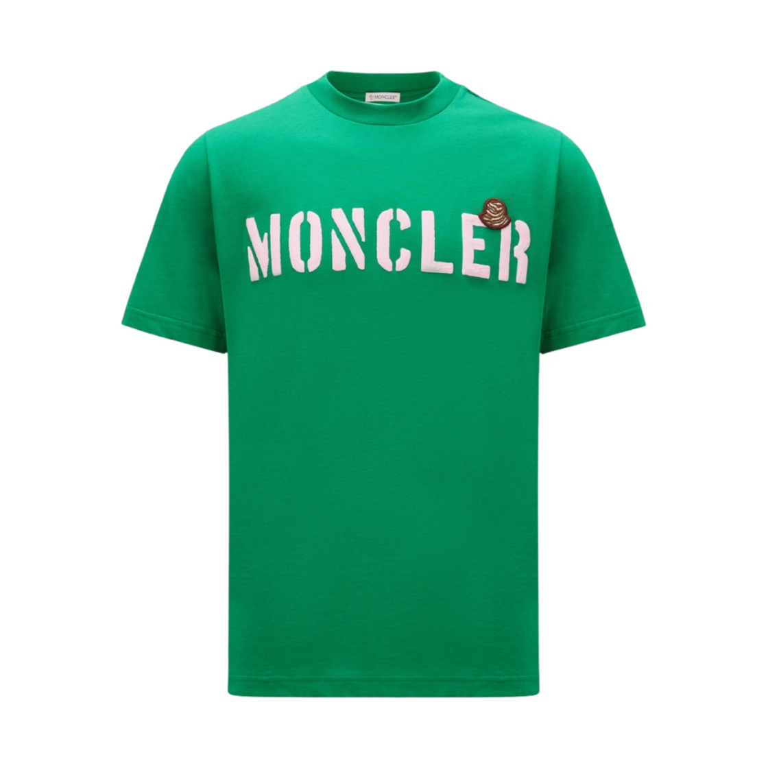 몽클레르 로고 티셔츠 그린 - 23SS(Moncler Logo T-Shirt Green - 23SS) - 1