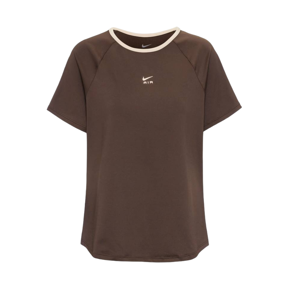 (W) 나이키 에어 드라이핏 티셔츠 바로크 브라운 샌드 드리프트 - 아시아((W) Nike Air Dri-Fit T-Shirt Baroque Brown Sand Drift - Asia) - 1