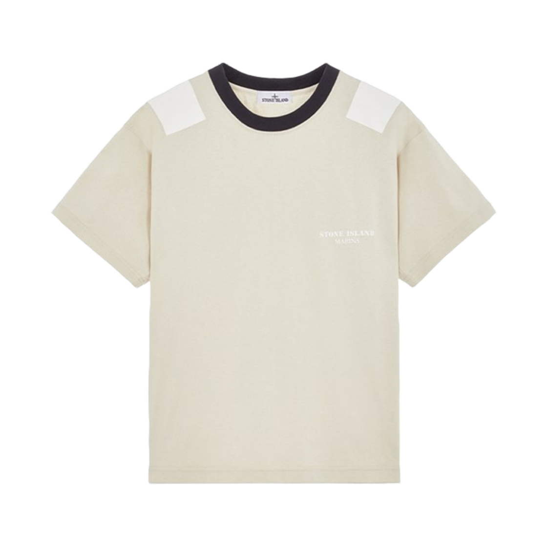 스톤 아일랜드 223X3 마리나 숏슬리브 크루넥 티셔츠 스투코 - 23FW(Stone Island 223X3 Marina Short Sleeve Crewneck T-Shirt Stucco - 23FW)