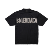 Balenciaga New Tape Type Medium Fit T-Shirt Black