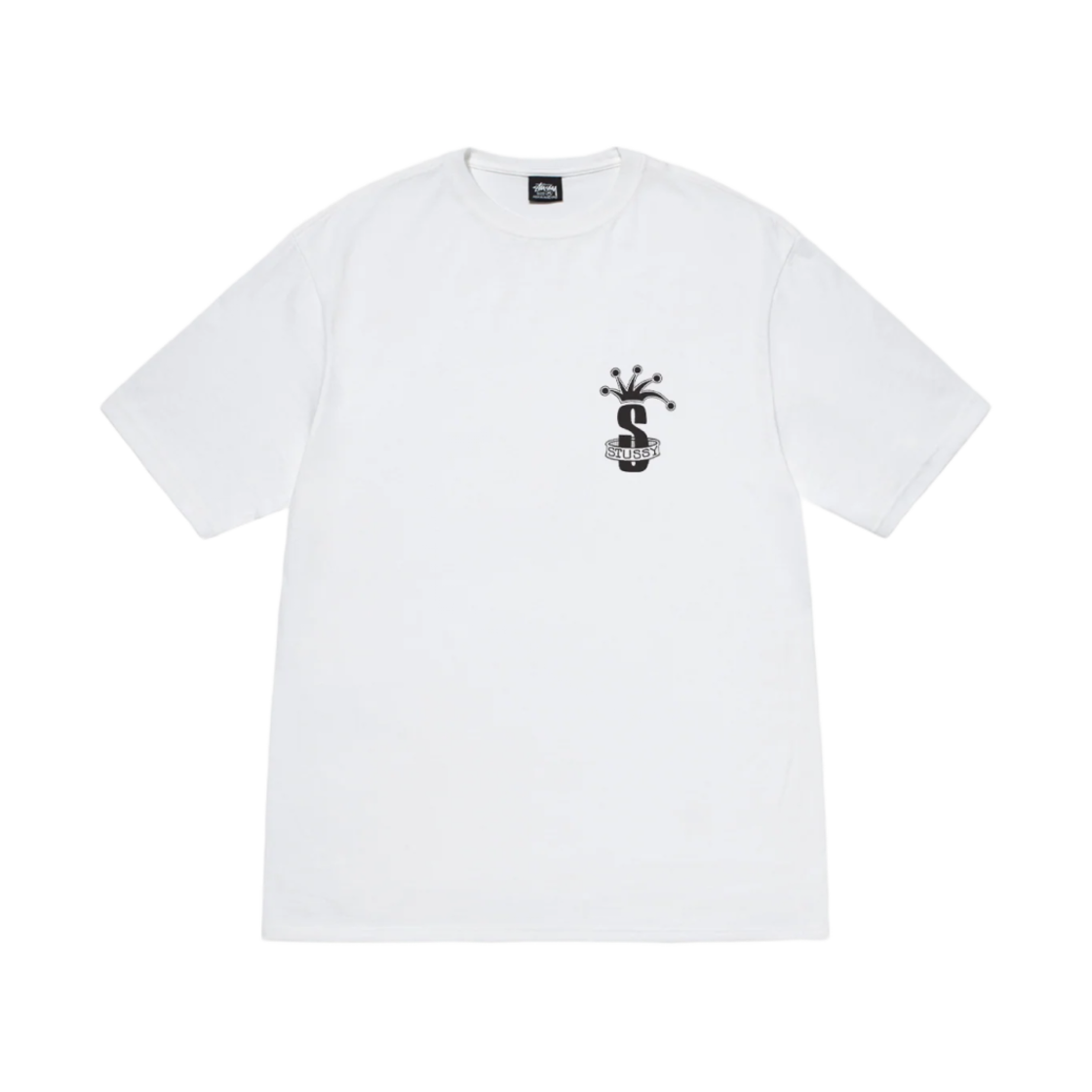 스투시 크라운 밴드 티셔츠 화이트(Stussy Crown Band T-Shirt White) - 2