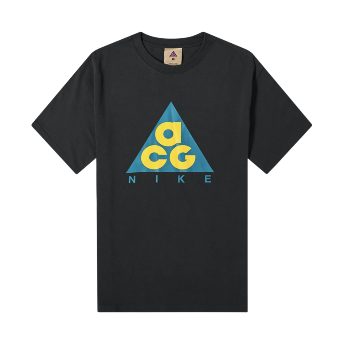 CV1533-010 Nike ACG Giant Logo T-Shirt Black - Asia