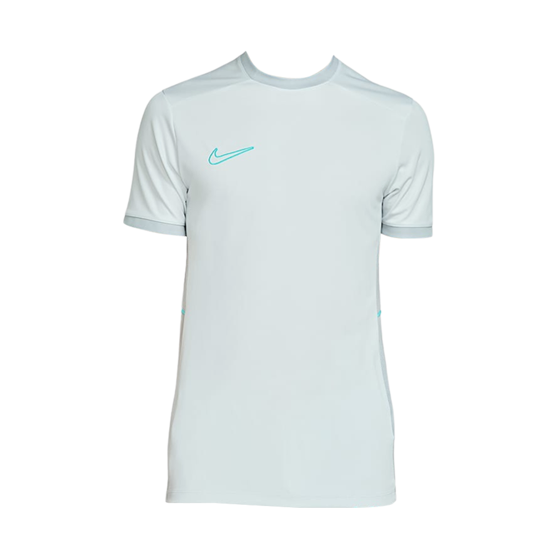 HJ3792-025 Nike Academy Dri-Fit Short-Sleeve Soccer Top Photon Dust Light Smoke Grey - US/EU