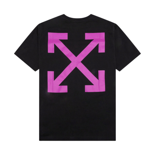 OMAA027S23JER0031034 Off-White Arrow Caravaggio Slim S/S T-Shirt Black Multicolor