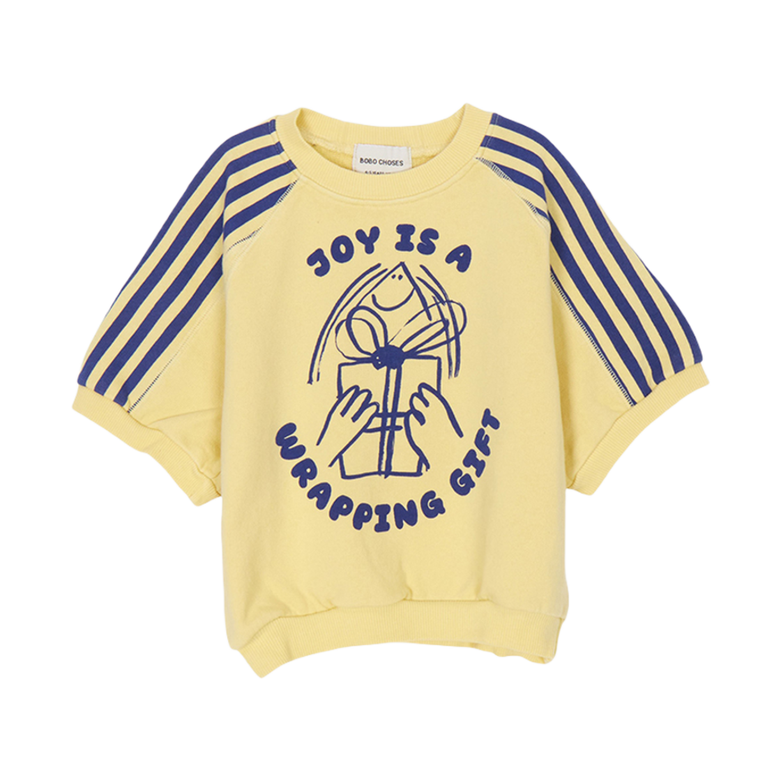 125BC005 (Kids) Bobo Choses Three-quarter Sleeve Sweatshirt Yellow