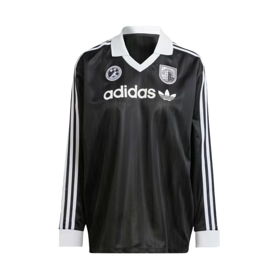 (W) 아디다스 풋볼 롱슬리브 티셔츠 블랙 - KR 사이즈