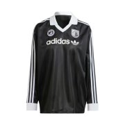 (W) Adidas Football Long Sleeve T-Shirt Black - KR Sizing