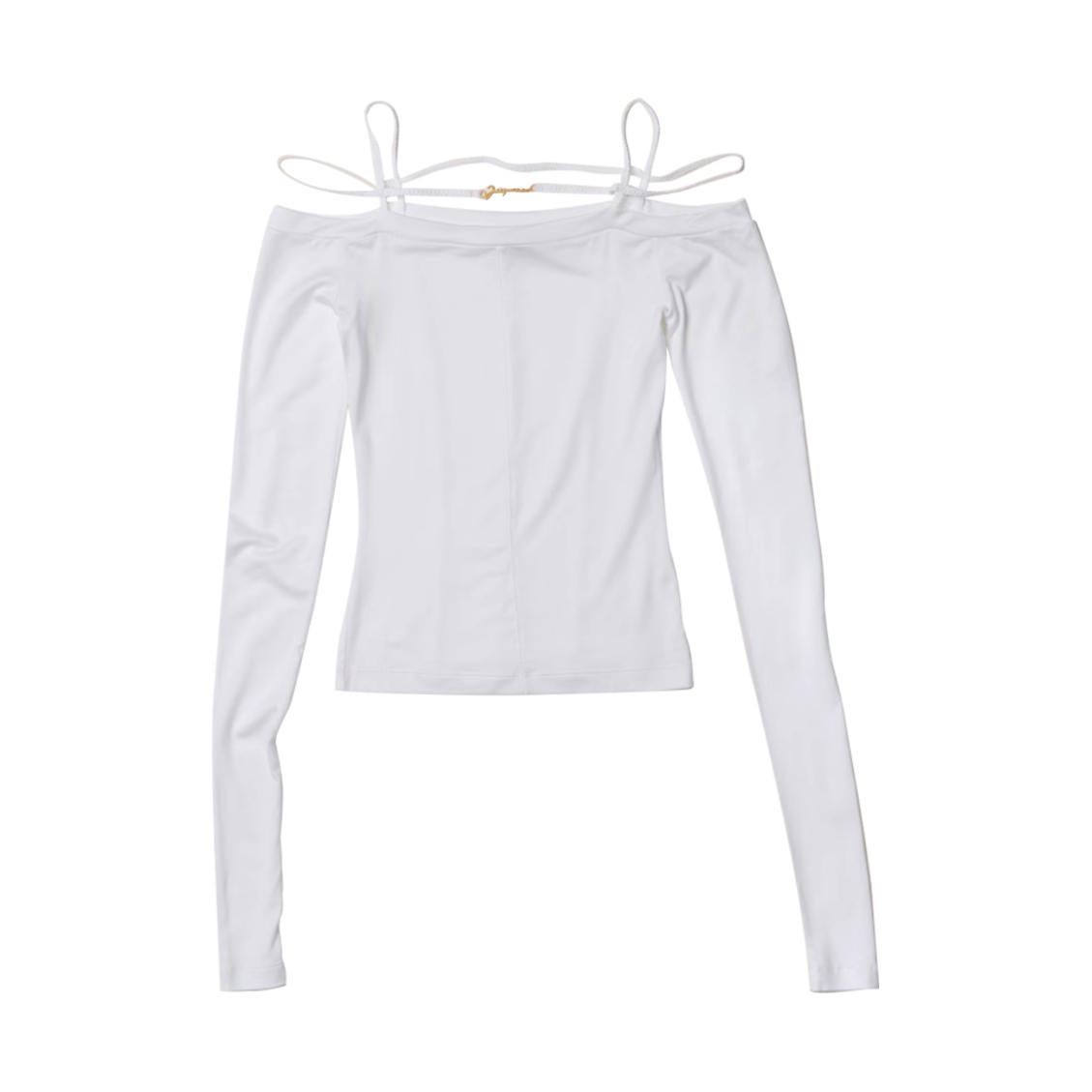 (W) 자크뮈스 르 티셔츠 시에라 롱슬리브 란제리 티셔츠 화이트