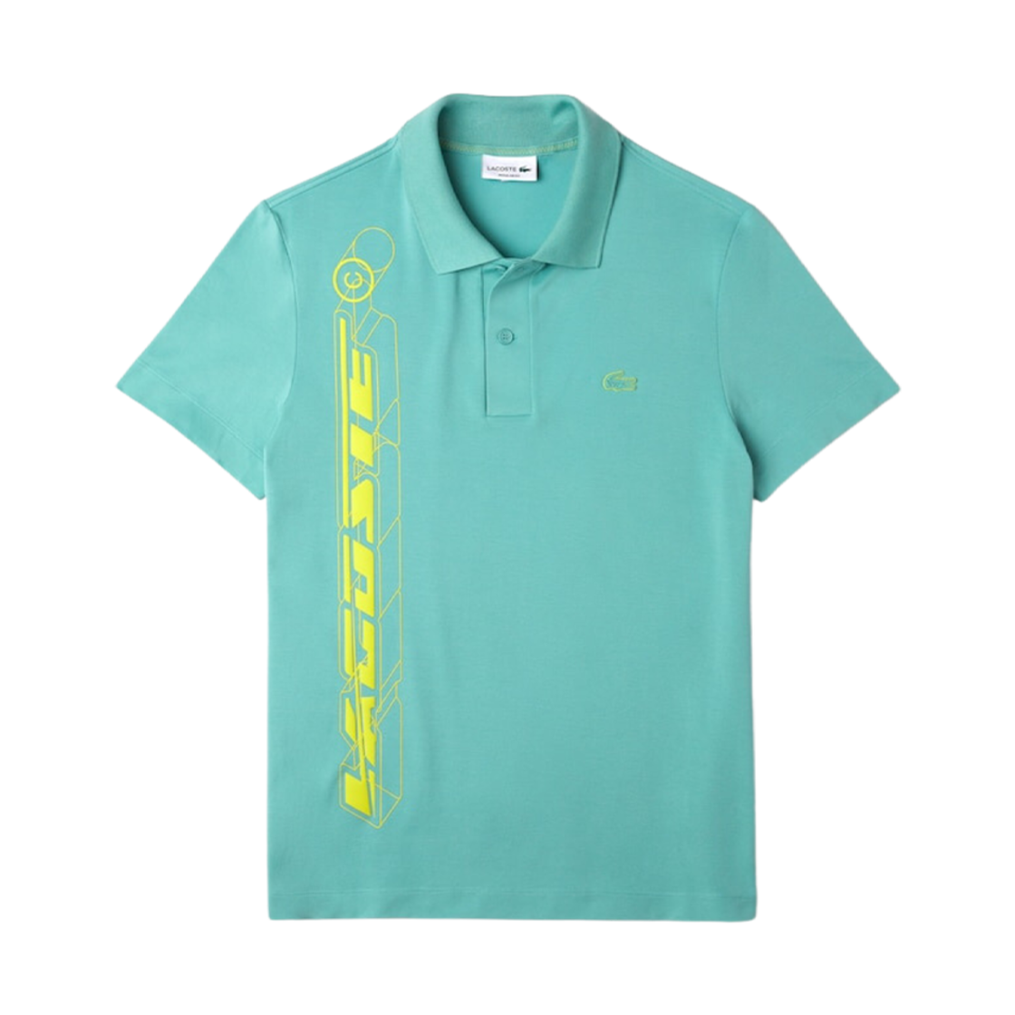 라코스테 액티브 무브먼트 3d 시그니처 폴로 셔츠 민트(Lacoste Active Movement 3d Signature Polo Shirt Mint) - 1