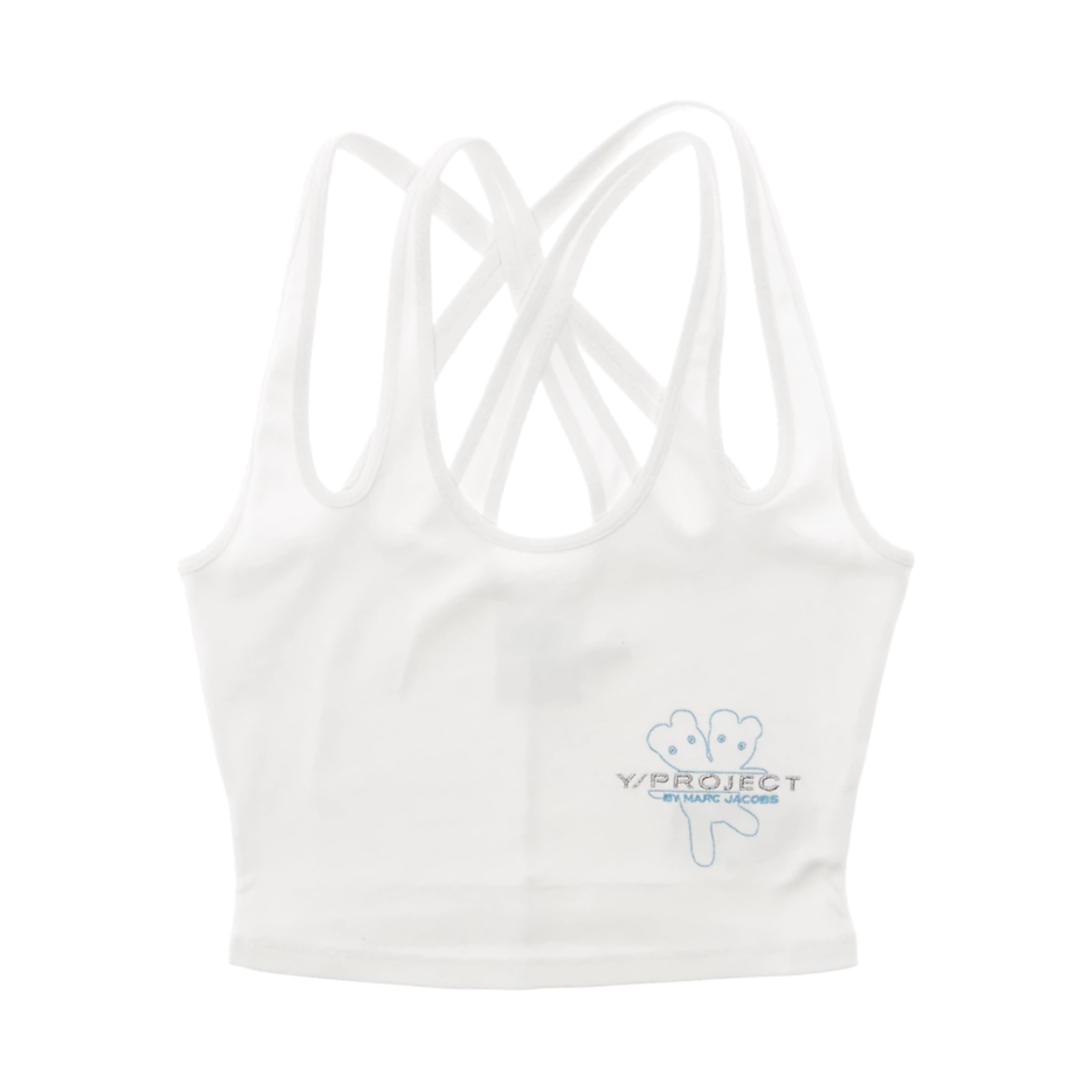 (W) 헤븐 바이 마크 제이콥스 x 와이프로젝트 탱크 탑 화이트((W) Heaven By Marc Jacobs x Y/Project Tank Top White)