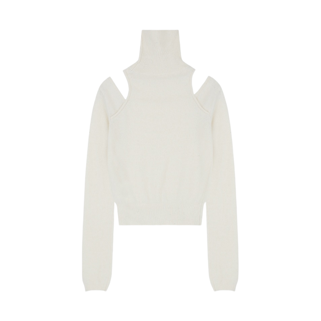 (W) 아비에무아 컷아웃 메리노 울 터틀넥 스웨터 크림((W) Aviemuah Cut-Out Merino Wool Turtleneck Sweater Cream) - 2